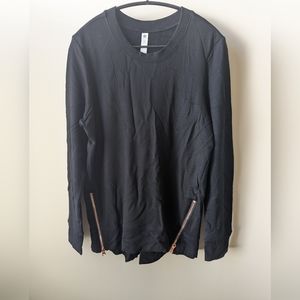 Glyder Adore long sleeve sweatshirt, black, small NWT